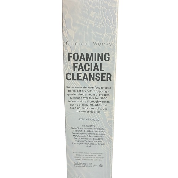 CLINICAL WORKS FOAMING FACIAL CLEANSER INFUSED WITH COLLAGEN 6.76 Fl. Oz. - Picture 2 of 5